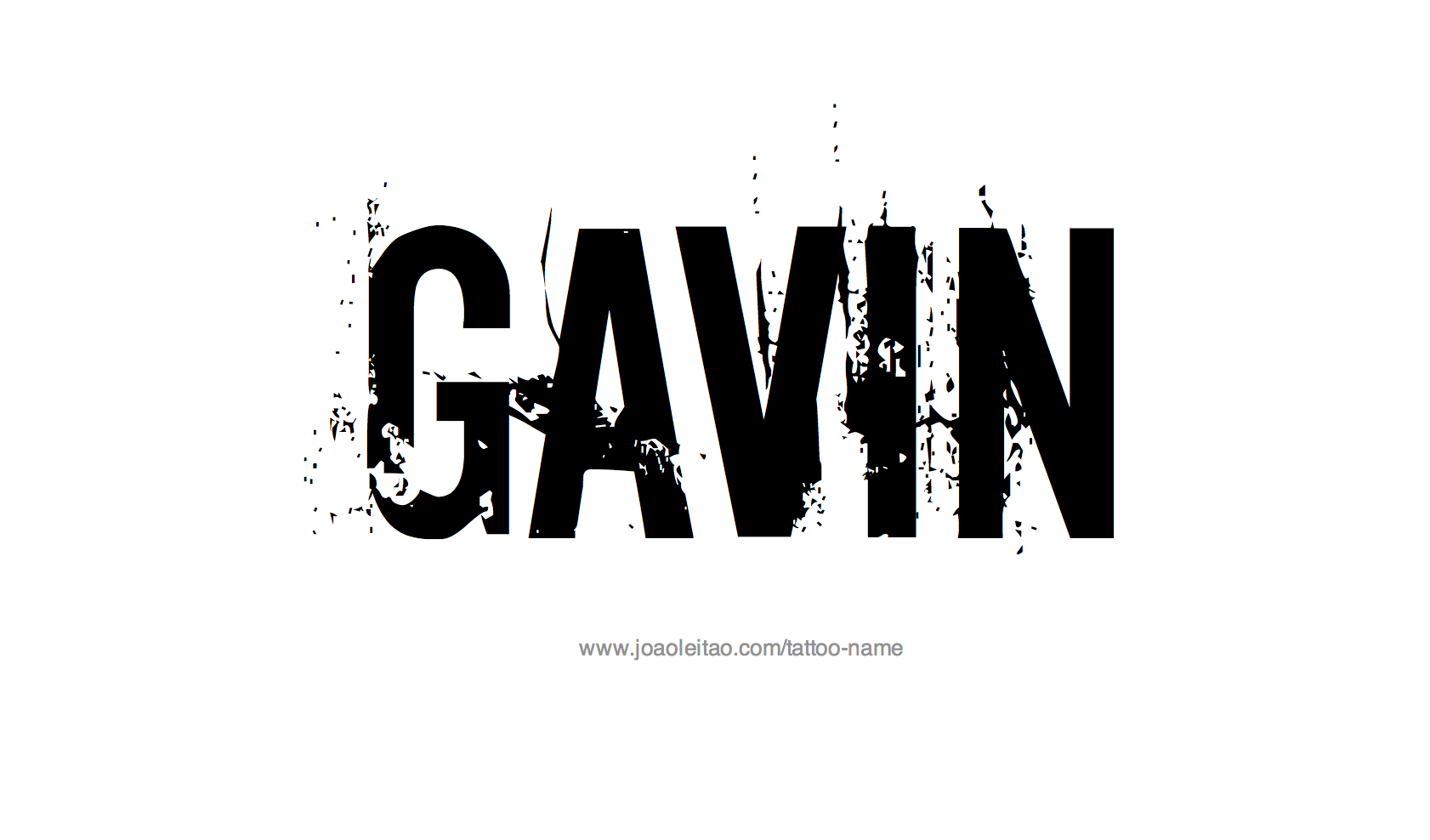 gavin-name-tattoo-designs